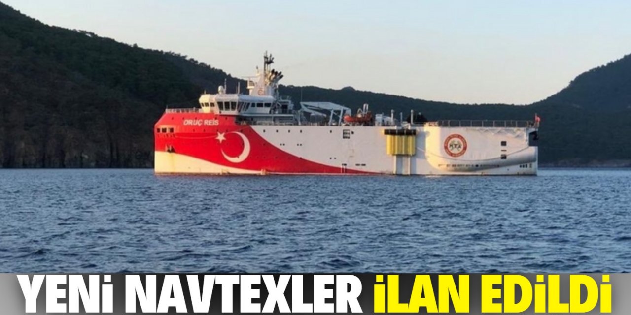 Doğu Akdeniz'de 2 yeni Navtex ilan edildi