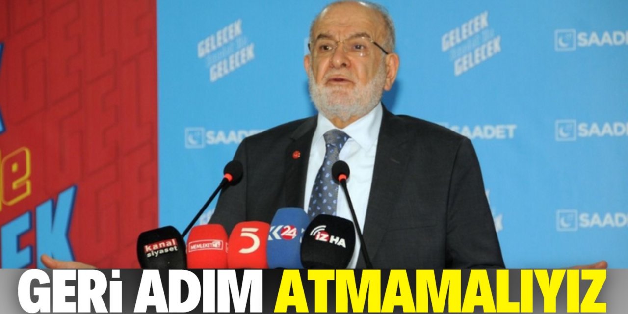 Karamollaoğlu: Meşru haklarımızdan geri adım atmamalıyız