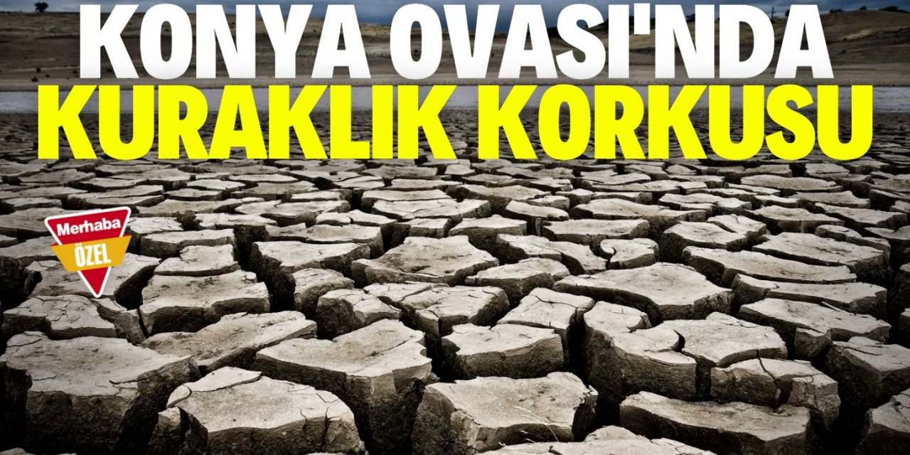 Konya Ovası'nda kuraklık kâbusu çiftçiyi korkutuyor!