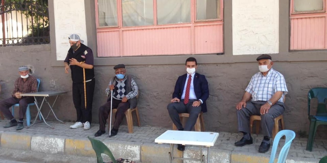 Derebucak Kaymakamı Selçuk'un dış mahalle ziyaretleri