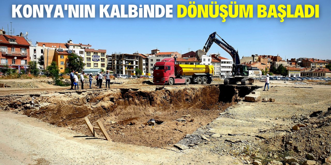 Konya'da yıllardır şehrin gündemindeydi! Şükran Mahallesi Projesi'nde çalışmalar başladı