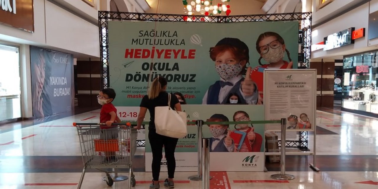 M1Konya AVM'den  sağlıklı hediye