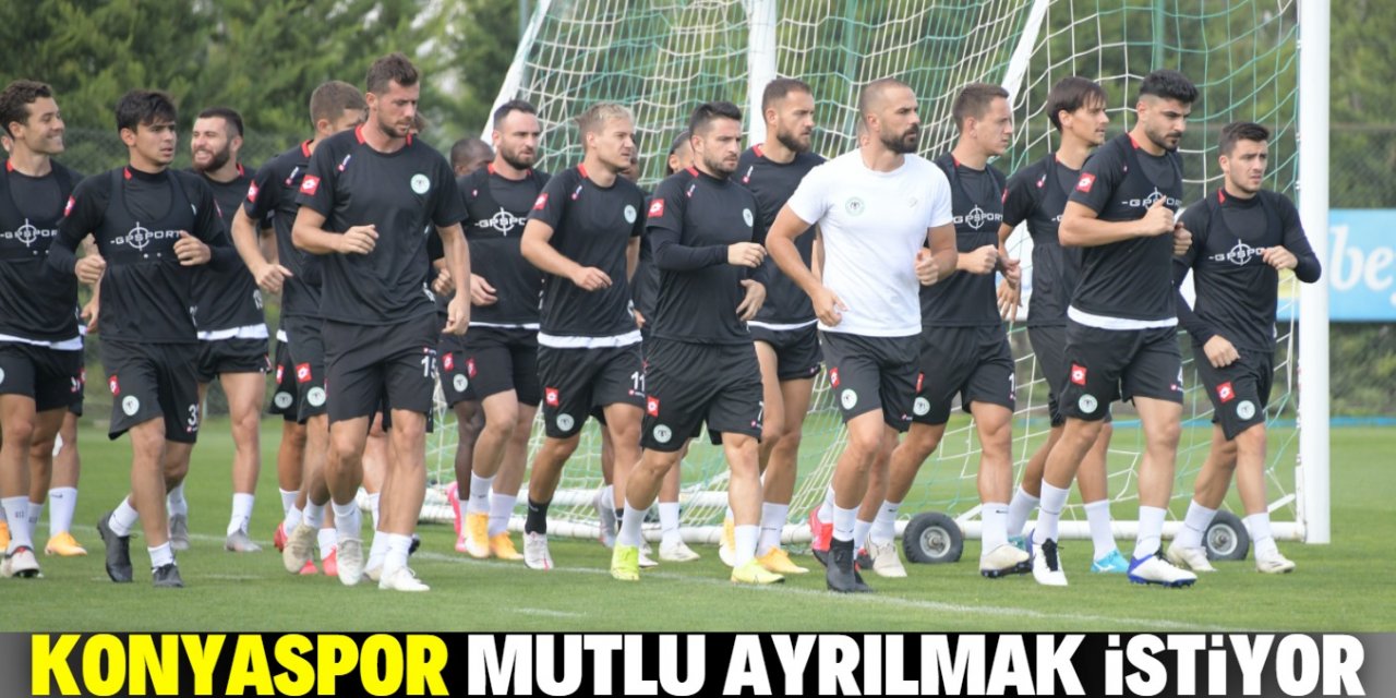 Konyaspor maçtan "mutlu" ayrılmak istiyor