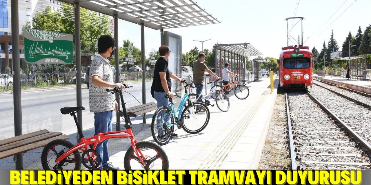 Konya Büyükşehir Belediyesi'nden bisiklet tramvayı duyurusu