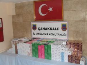 Çanakkale'de Yaklaşık 6 Binpaket Kaçak Sigara Yakalandı