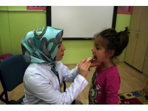 Goncalı Minikler Diş Taramasından Geçirildi