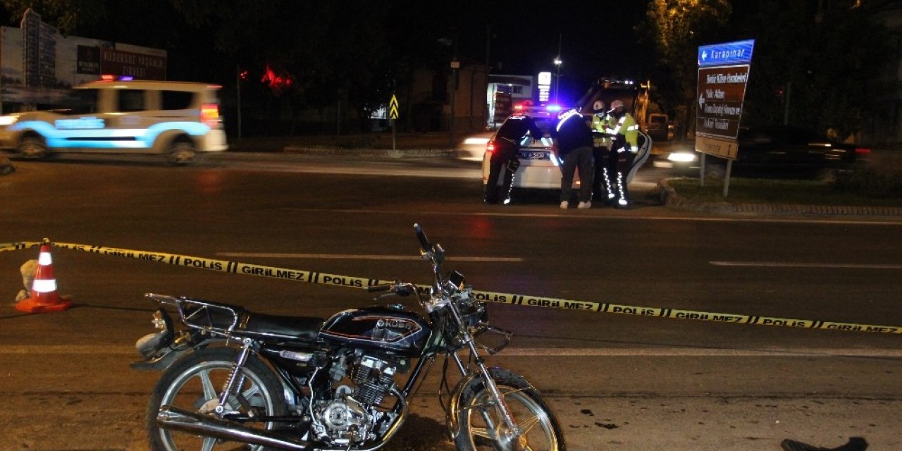 Karaman’da tırın çarptığı motosiklet sürücüsü öldü