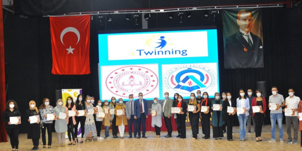 Akşehir’e-twinning ödülü verildi