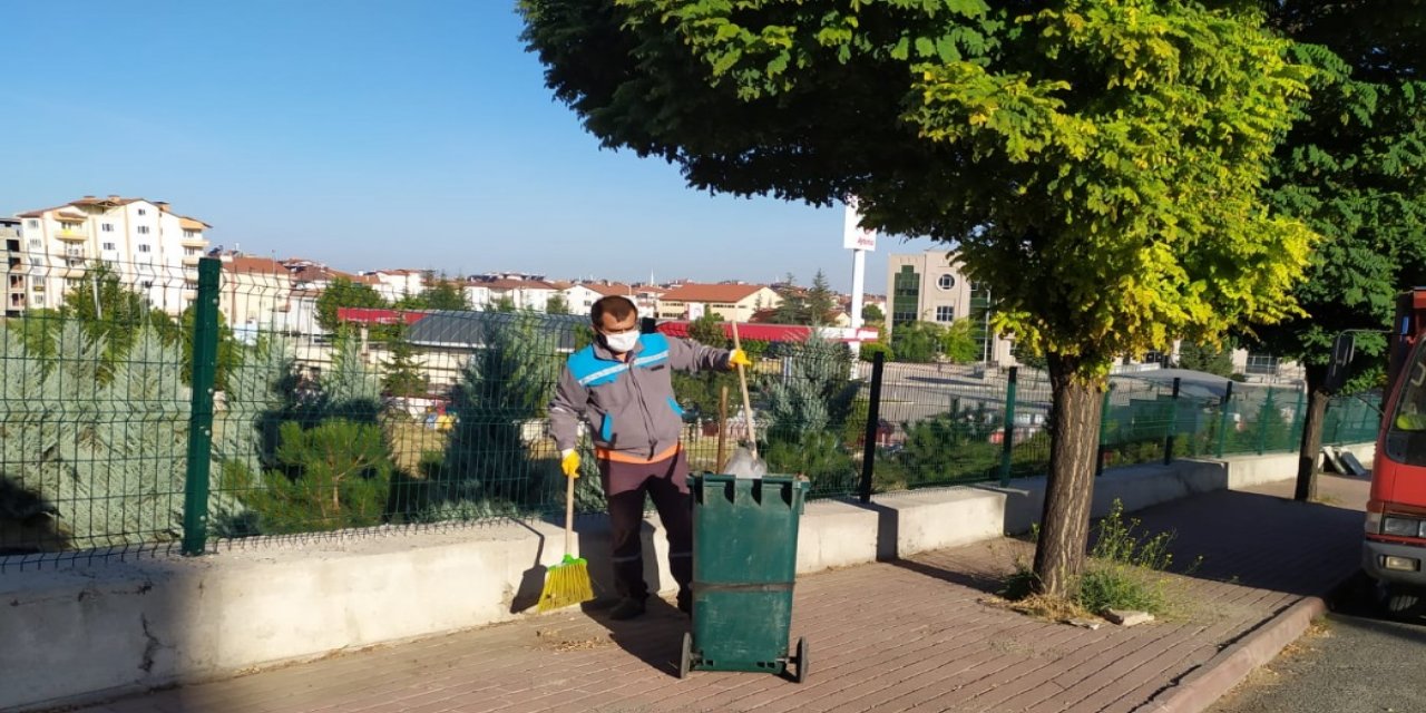 Sanayi sitesinde temizlik seferberliği