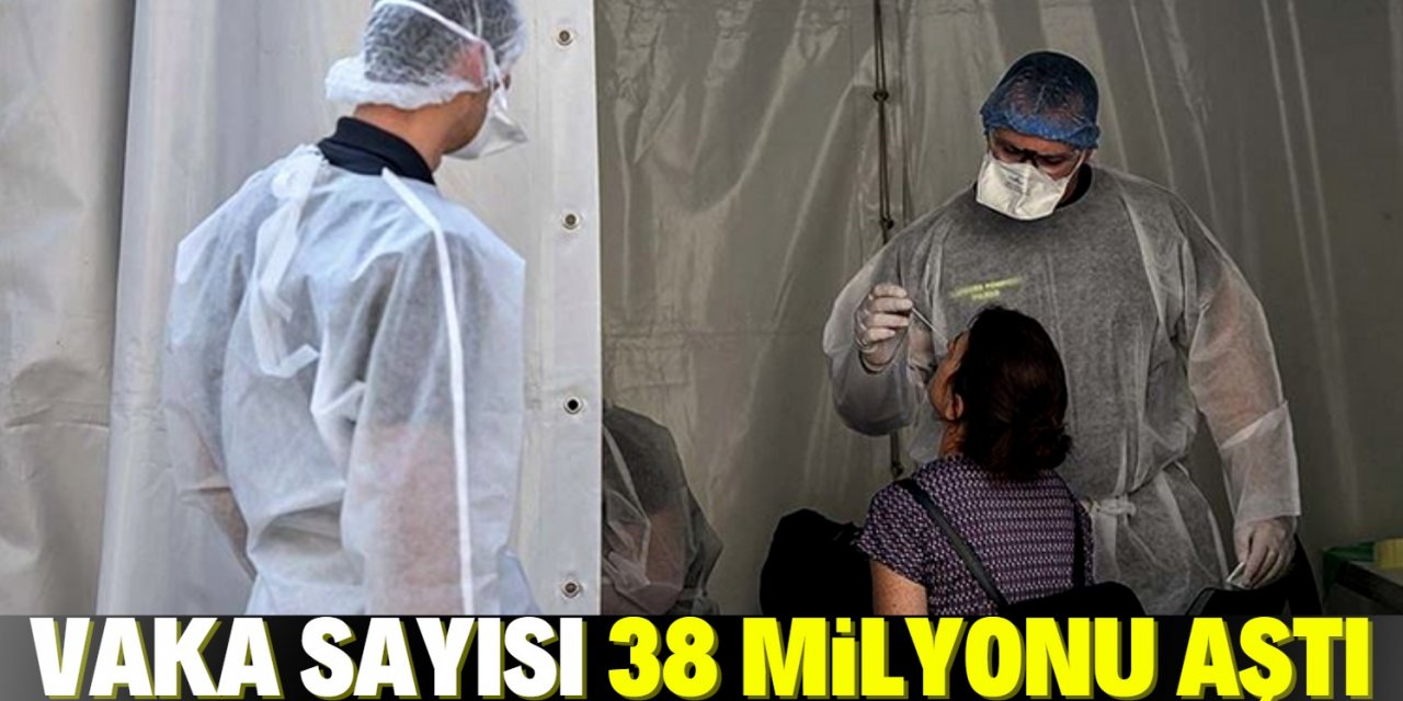 Dünya genelinde Kovid-19 vaka sayısı 38 milyonu aştı