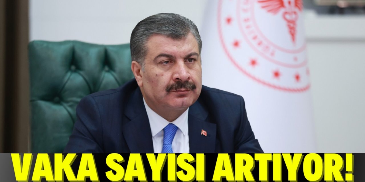 Bakan Koca güncel verileri açıkladı: Vaka sayısı artıyor