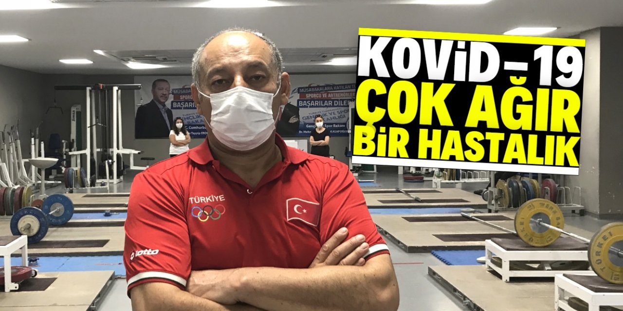 Konya'da Kovid-19'u yenen halter hocası: "Şimdiye kadar kaldırdığım en ağır yük buydu"