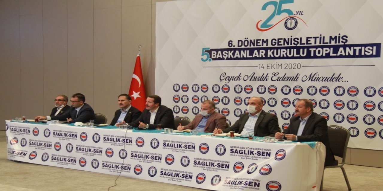 Ali Yalçın: "Sağlık çalışanları zor bir süreçten geçiyor"