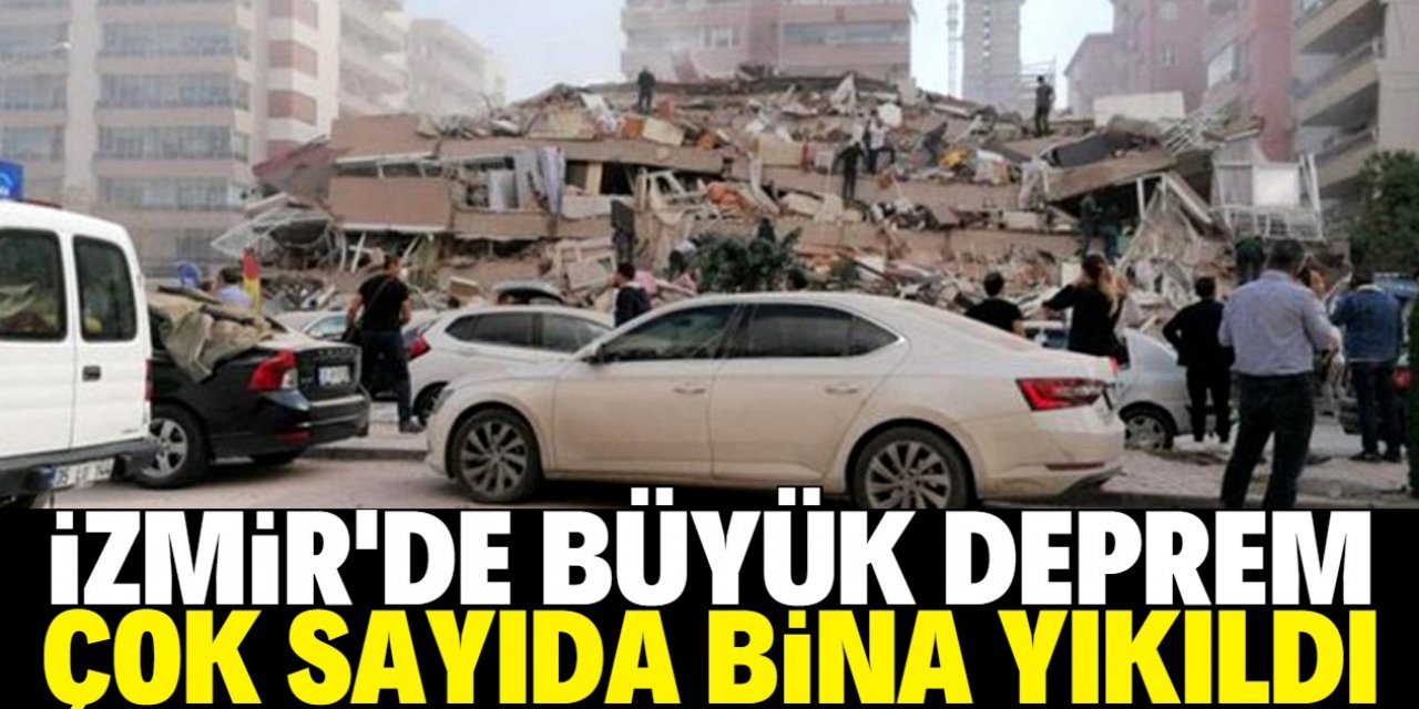 İzmir’de 6.6 büyüklüğünde deprem! Birçok şehirde hissedildi