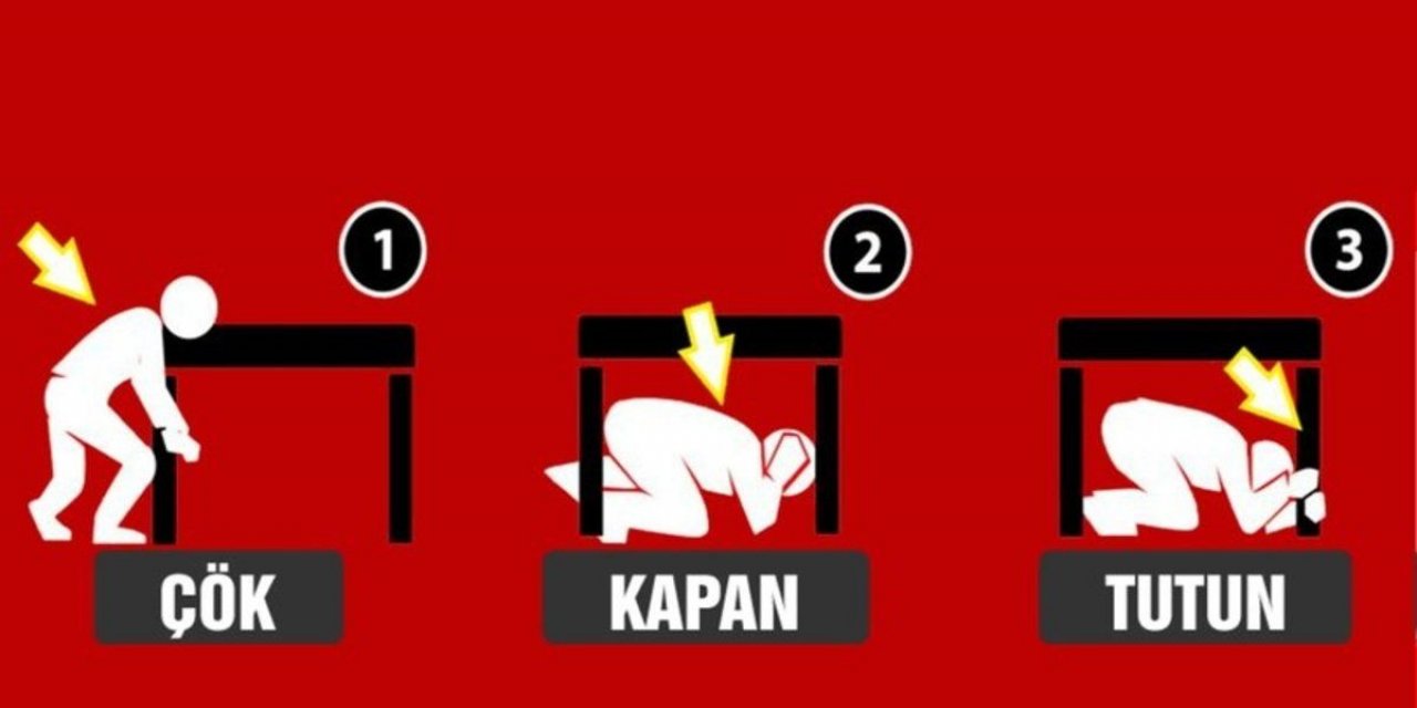 Deprem anında ne yapmalıyız? Deprem anı ve sonrası yapılacaklar!