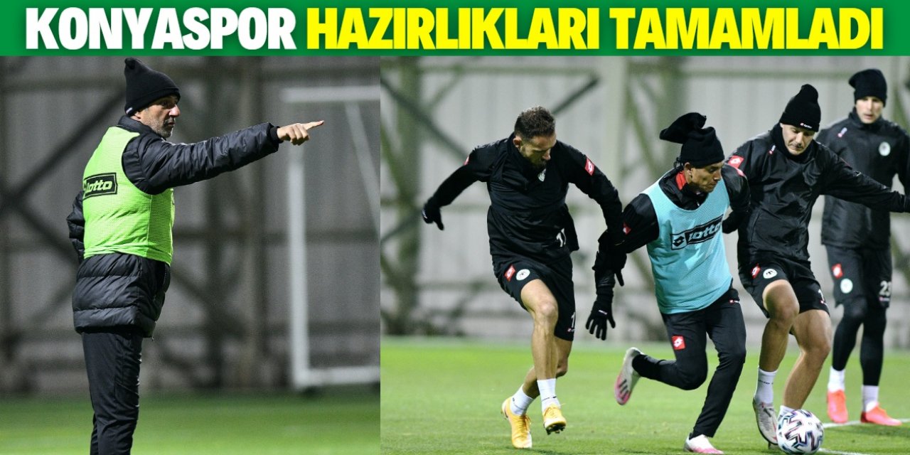 Konyaspor, Fenerbahçe maçının hazırlıklarını tamamladı