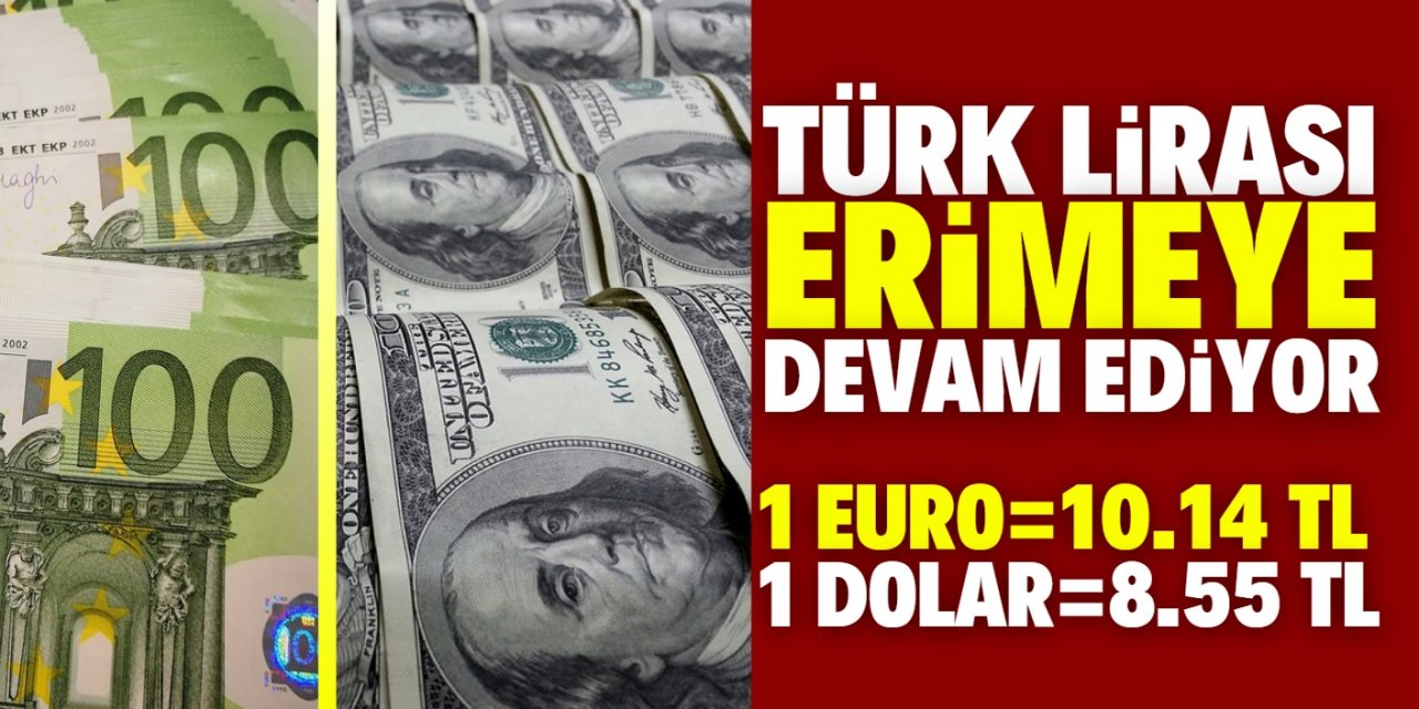 Türk lirası değer kaybetmeye devam ediyor