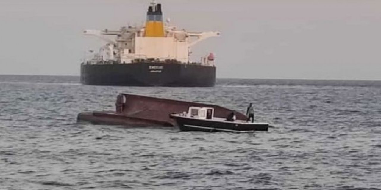 Yunanistan tankeriyle Türk teknesi çarpıştı: 5 kişi kayıp