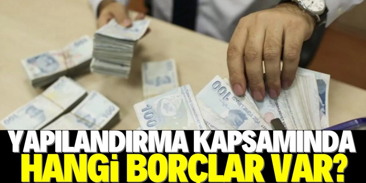 Devlete olan borçlar yapılandırılacak! Hangi borçları kapsıyor?