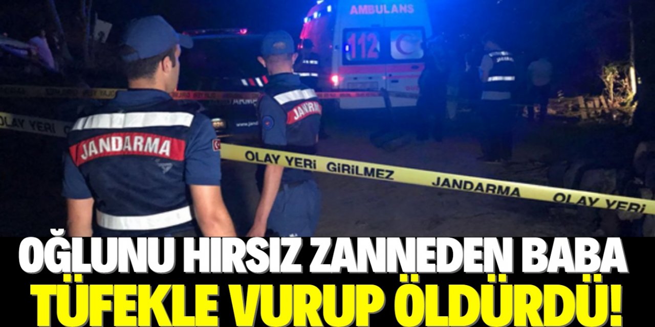 Konya'da hırsız zannettiği oğlunu tüfekle vurup öldürdü!