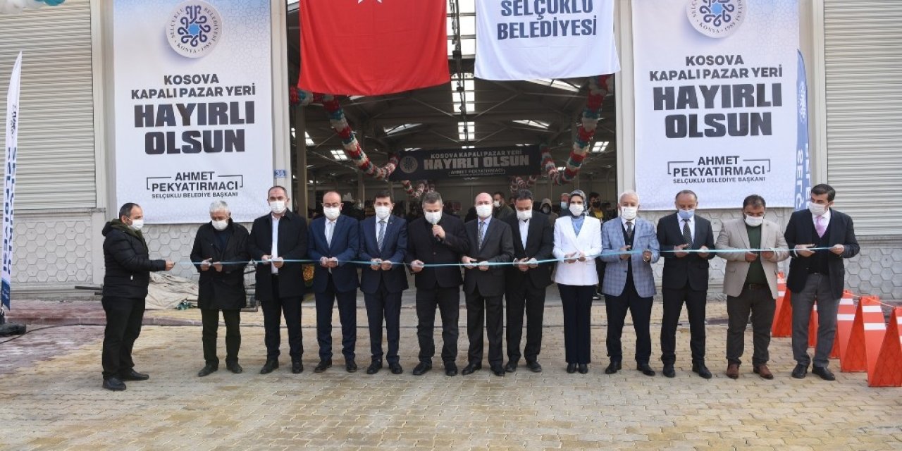 Selçuklu’da Kosova Kapalı Pazar Yeri açıldı