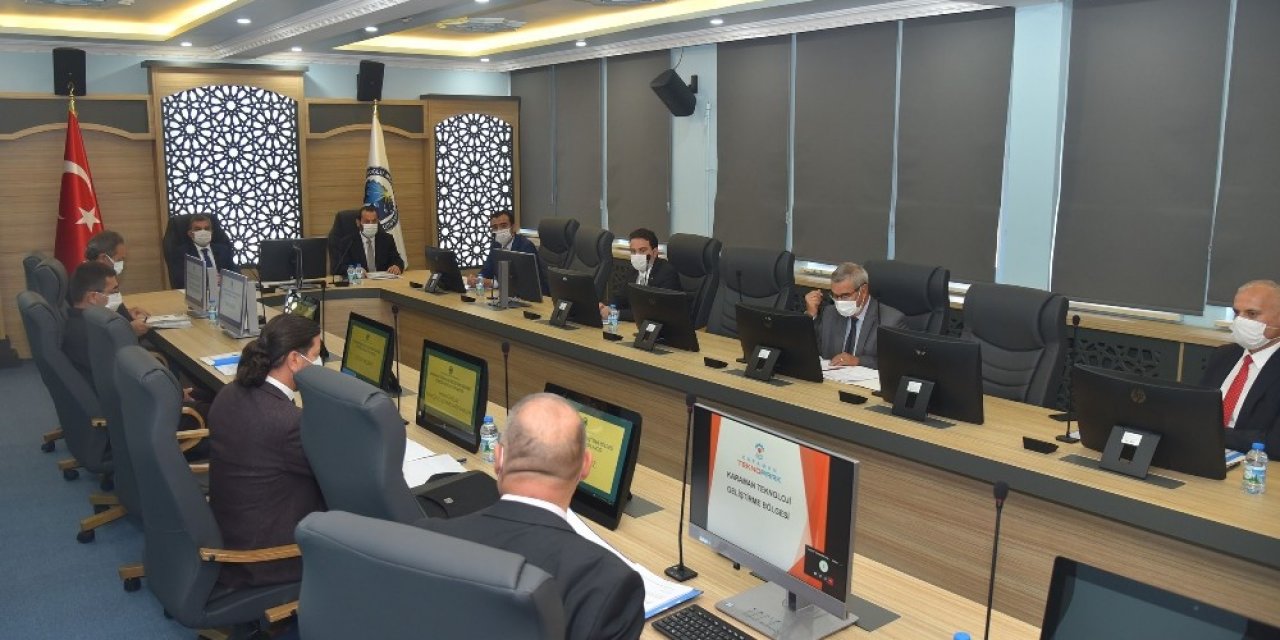 KMÜ’de Teknopark yönetim kurulu toplantısı yapıldı