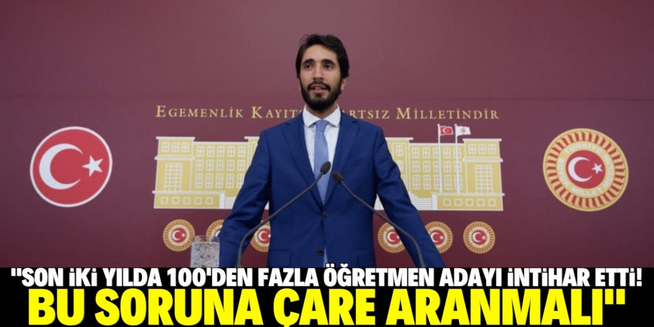 Abdulkadir Karaduman: "Öğretmen adayları çaycı seyyar satıcı oluyor"