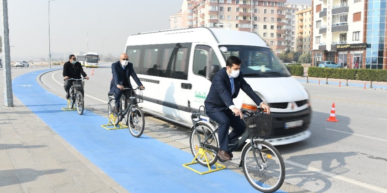Bisiklet şehri Konya'da roller değişti
