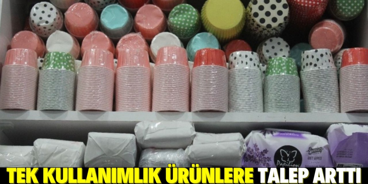 Plastik tabak ve bardağa talep arttı