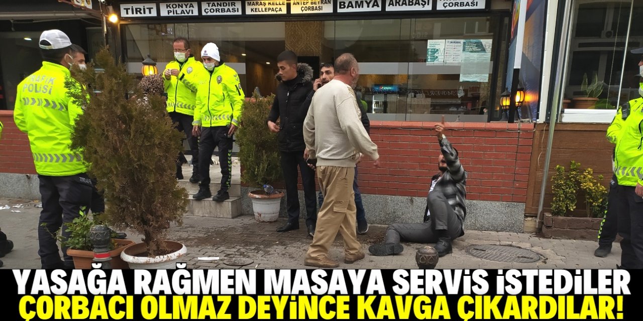 Konya'da müşterilerle garson arasında çıkan kavgada 2 kişi yaralandı