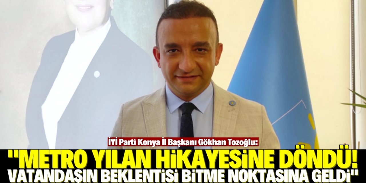 Gökhan Tozoğlu: "Konya'da toplu ulaşım sağlıklı planlanmadı"