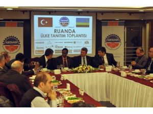 Ruanda Ankara Büyükelçisi Kayserili İşadamlarıyla Bir Araya Geldi