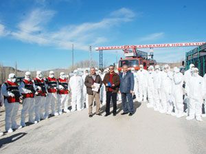 Kuş gribi tatbikatı gerçeğini aratmadı