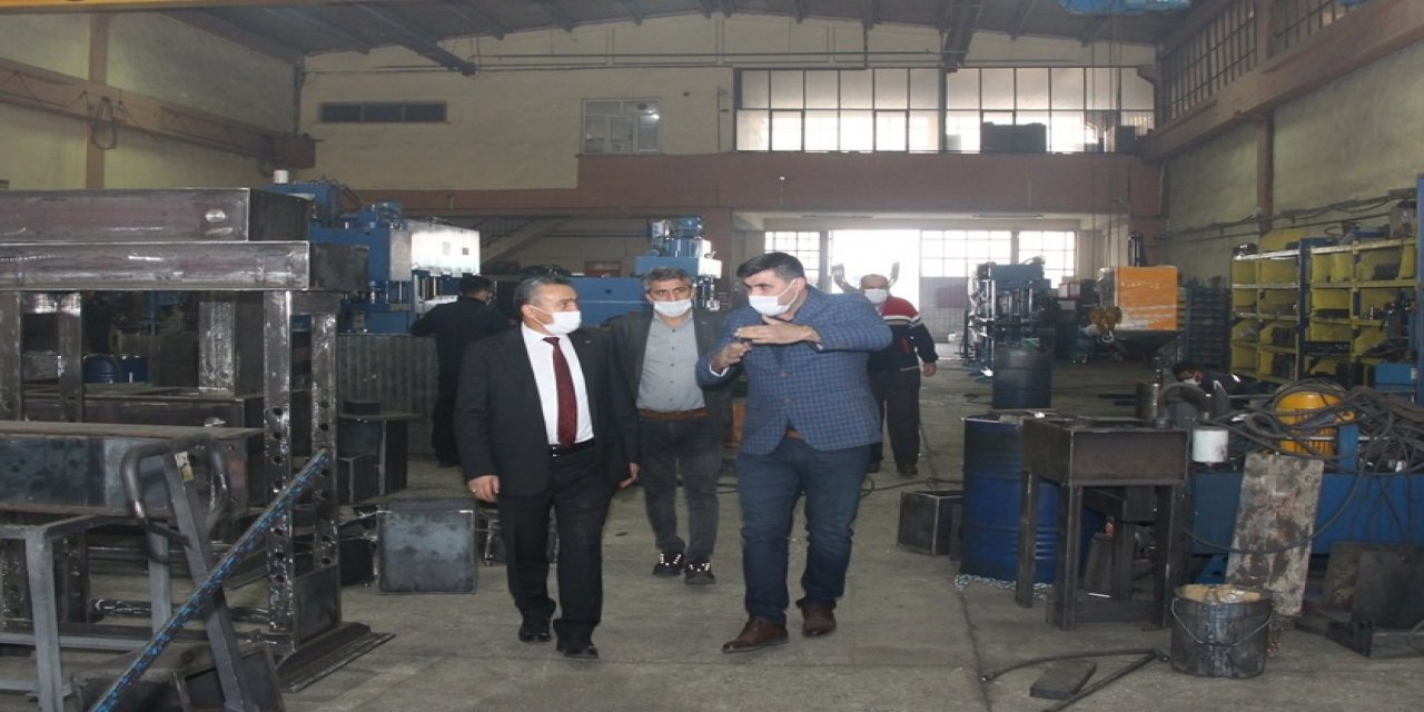 Mehmet Tutal'dan Seydişehirli sanayici işadamlarına ziyaret