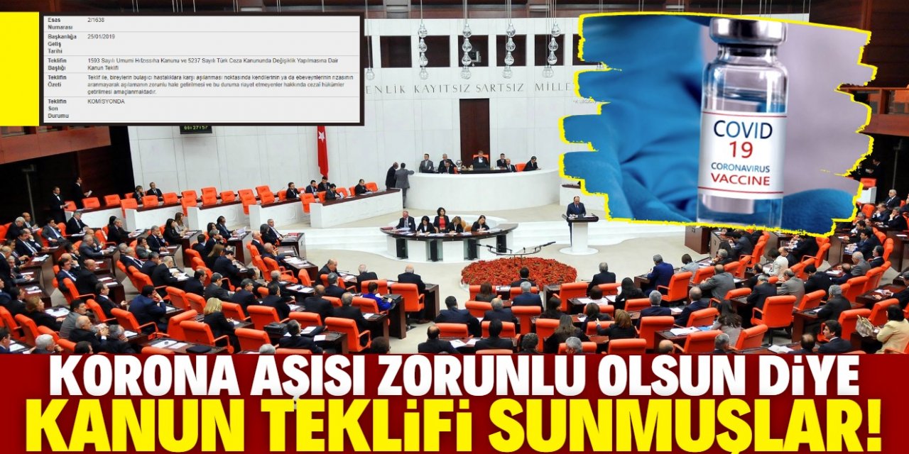 Zorunlu aşı kanun teklifi tepki çekti