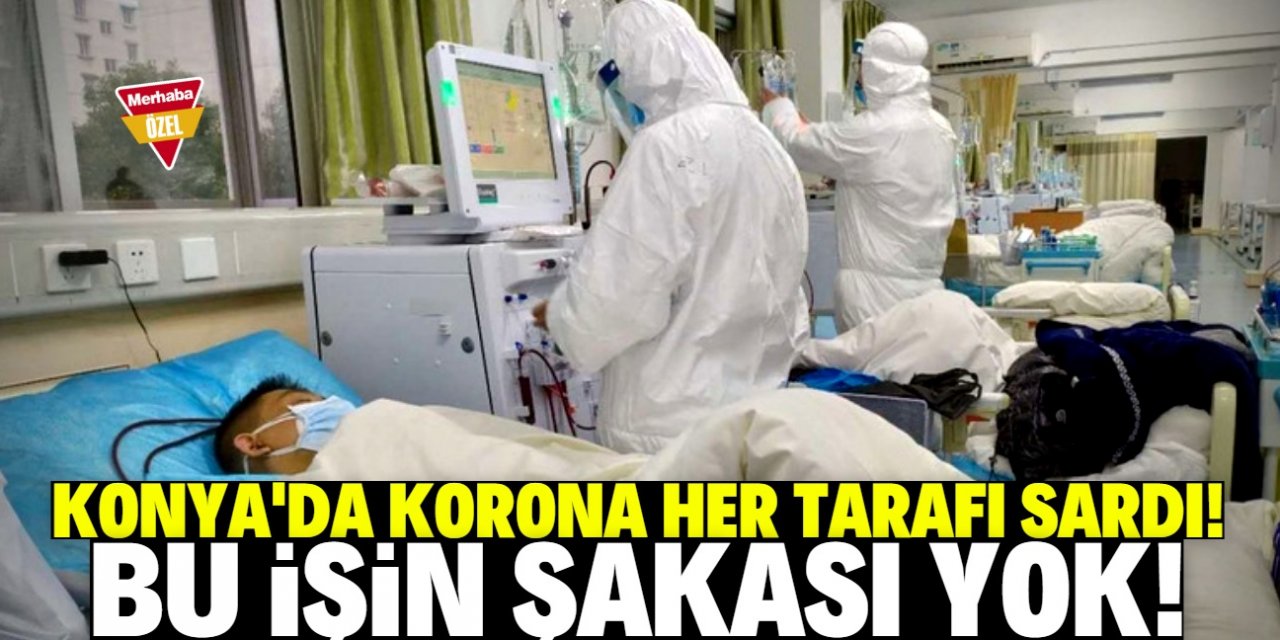 Konya'daki hastanelerde koronavirüs test yoğunluğu yaşanıyor