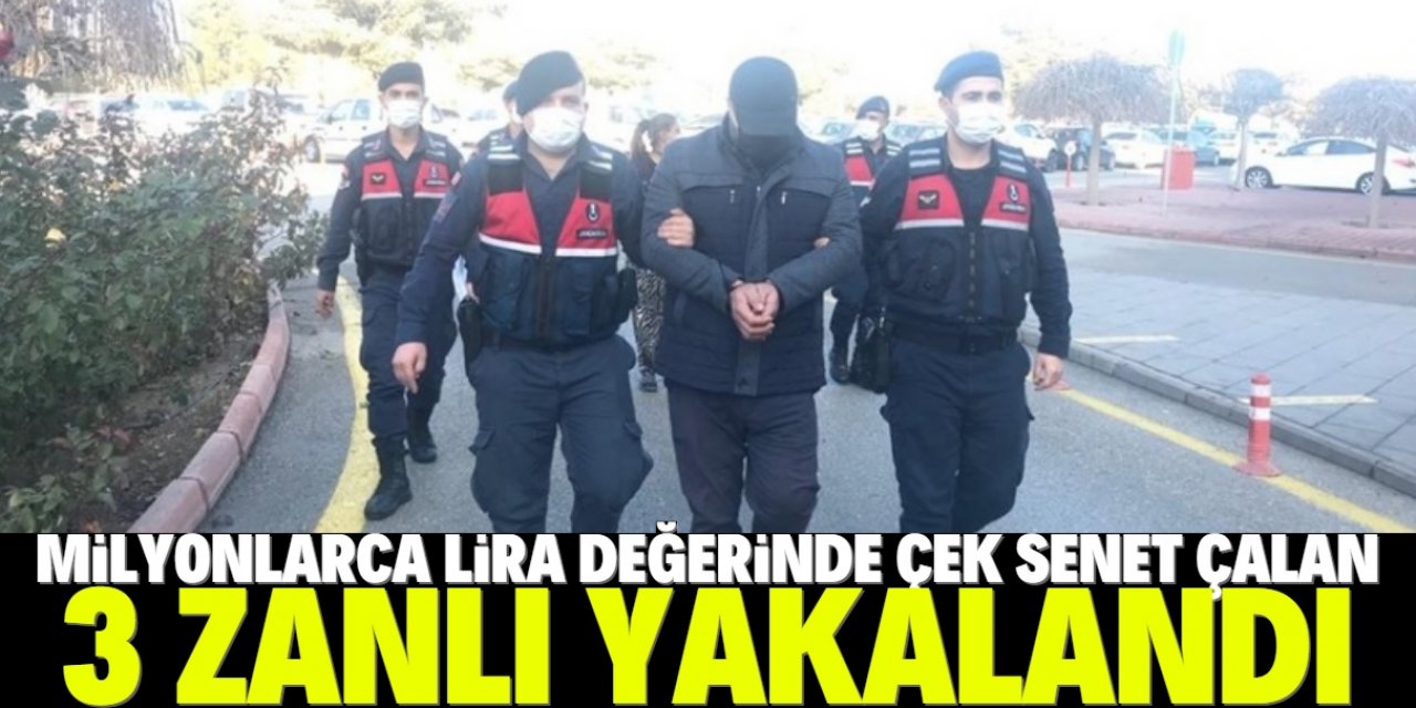 Konya'da büyük hırsızlık: Yakalanan 3 zanlı tutuklandı