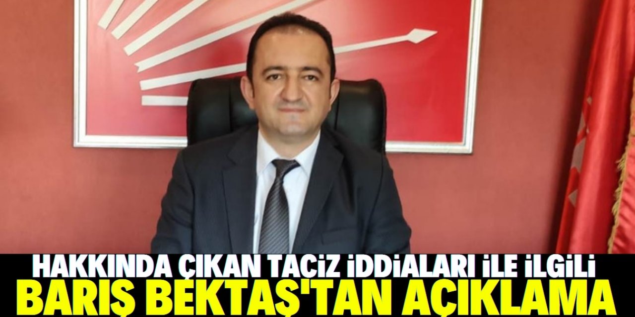 CHP Konya İl Başkanı Barış Bektaş'tan taciz iddiaları ile ilgili açıklama