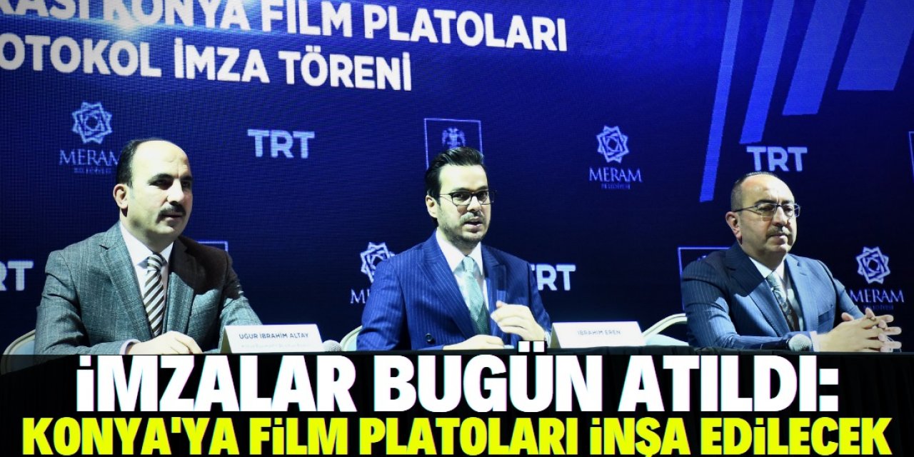 "TRT Uluslararası Konya Film Platoları" için imzalar atıldı