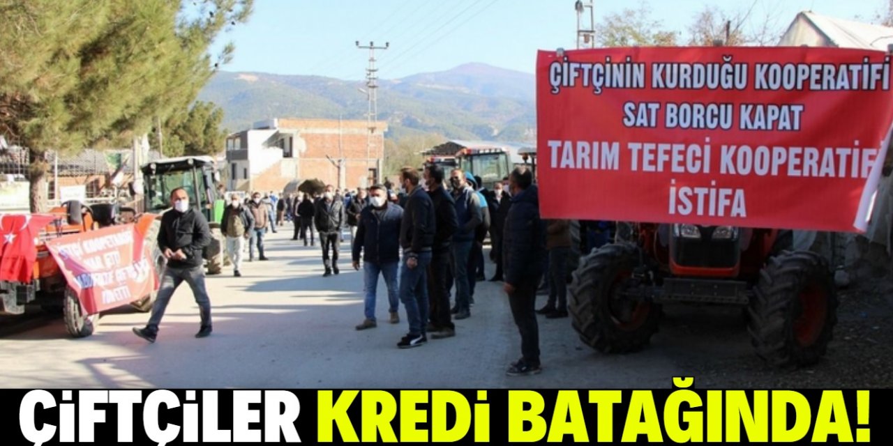 Çiftçiler hacizlerle bitiriliyor!