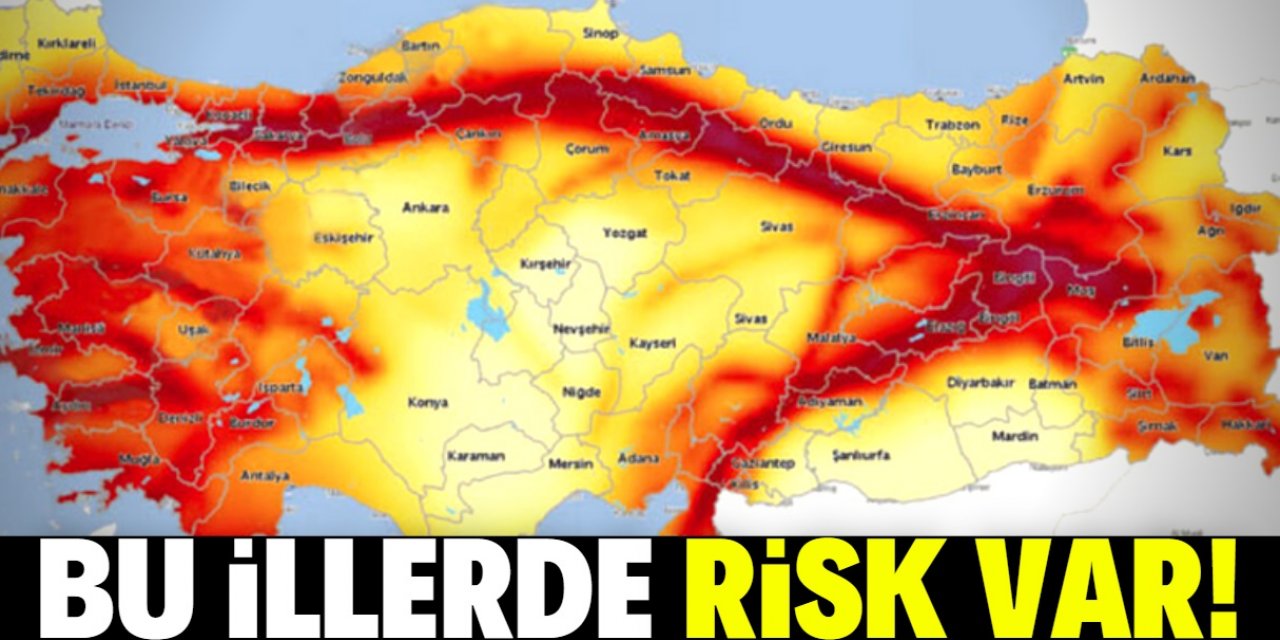 İşte deprem olasılığı en yüksek olan bölgeler