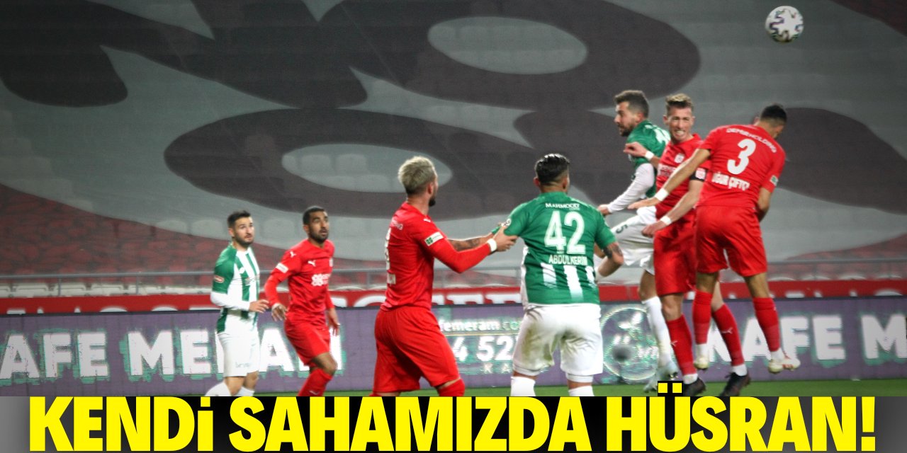 Konyaspor kendi sahasında Sivasspor'a yenildi
