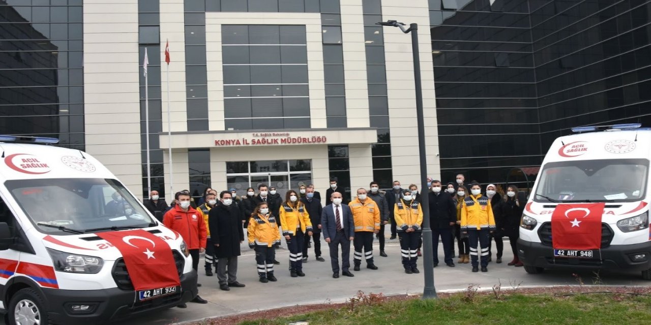 Konya'da yenidoğan ambulansları hizmete girdi