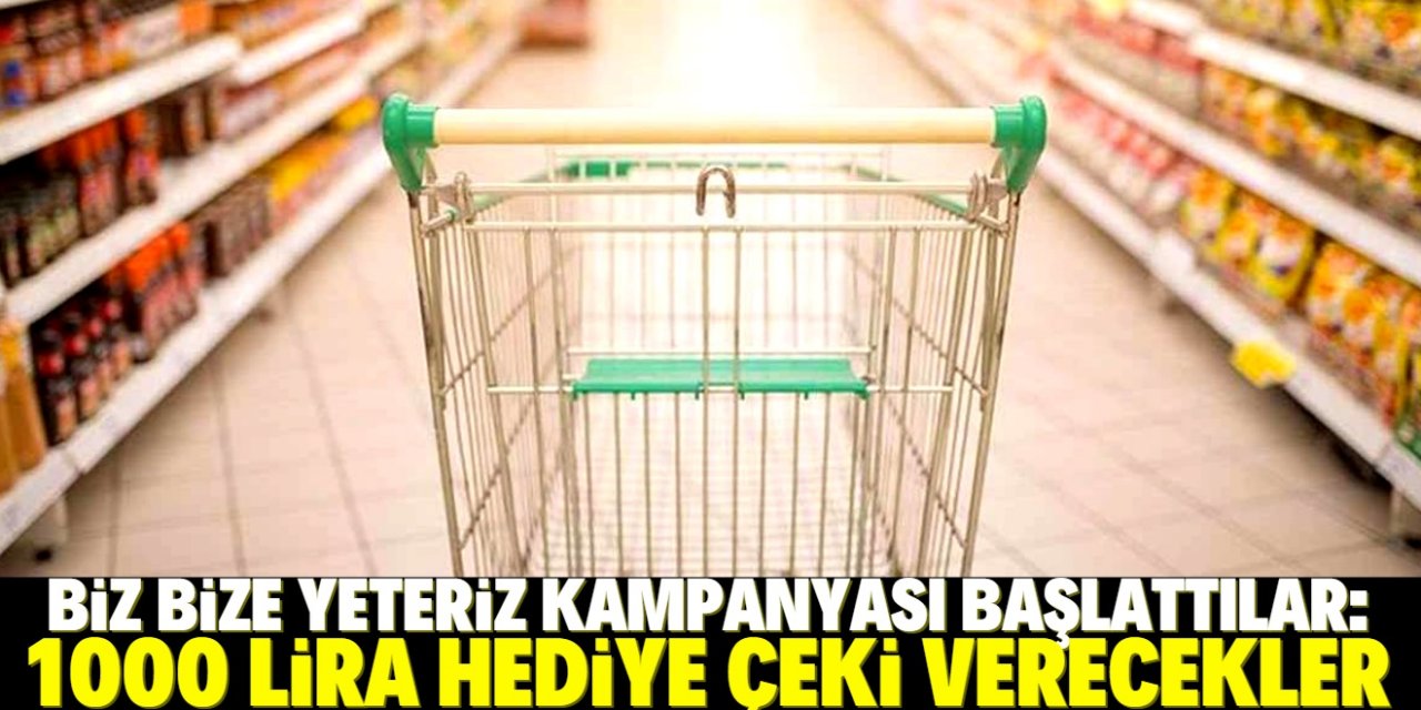 Konya'nın bu ilçesinde "Biz Bize Yeteriz" alışveriş kampanyası başlatıldı