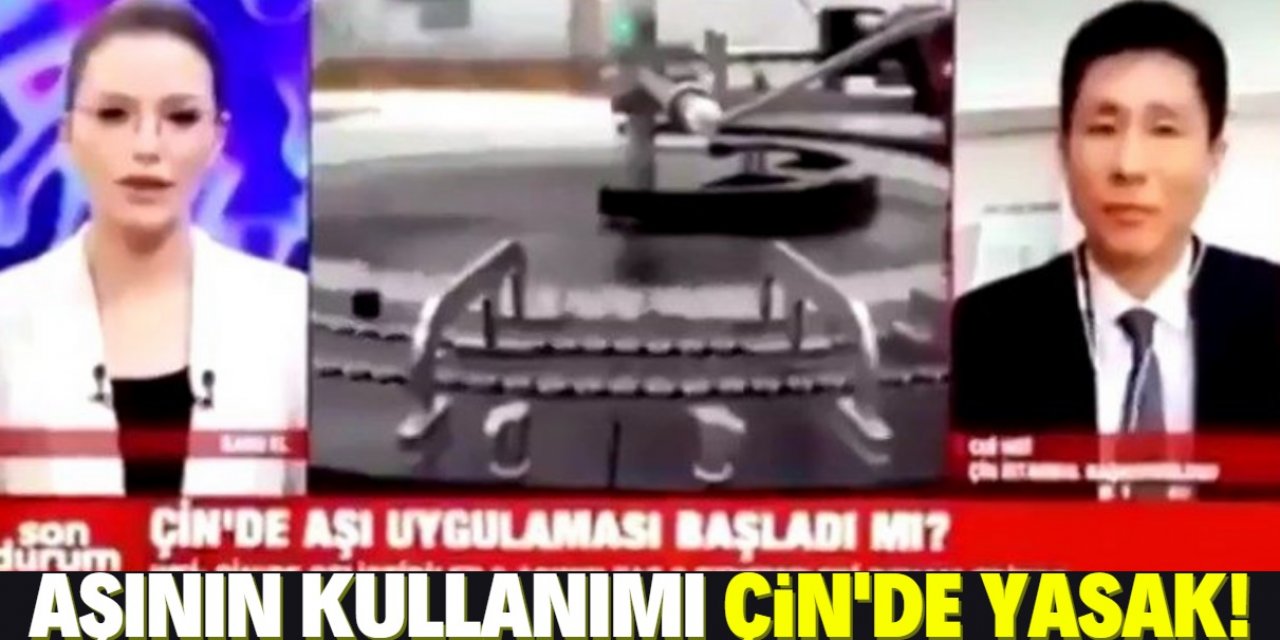 A Haber'de ilginç itiraf: Aşının kullanımı Çin'de yasak!