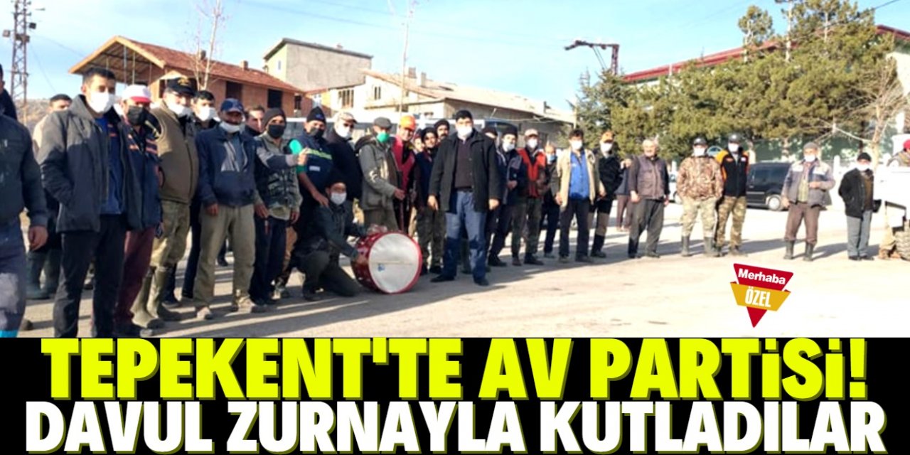 Konya'da bir garip av! 47 domuzu etkisiz hale getirip kutlama yaptılar