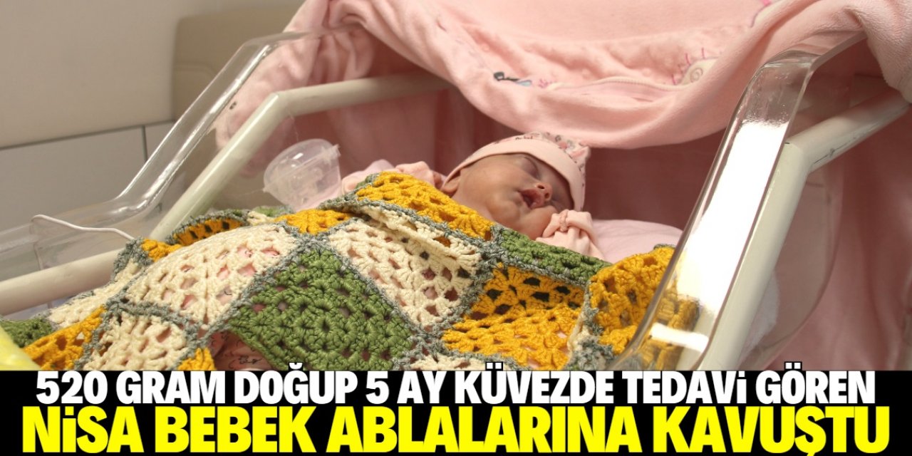 Konya'da 520 gram doğan Nisa bebek 1800 gram ağırlığa ulaştı