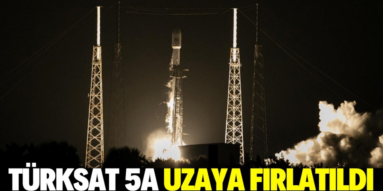 Türkiye için tarihi an: Türksat 5A uzaya fırlatıldı