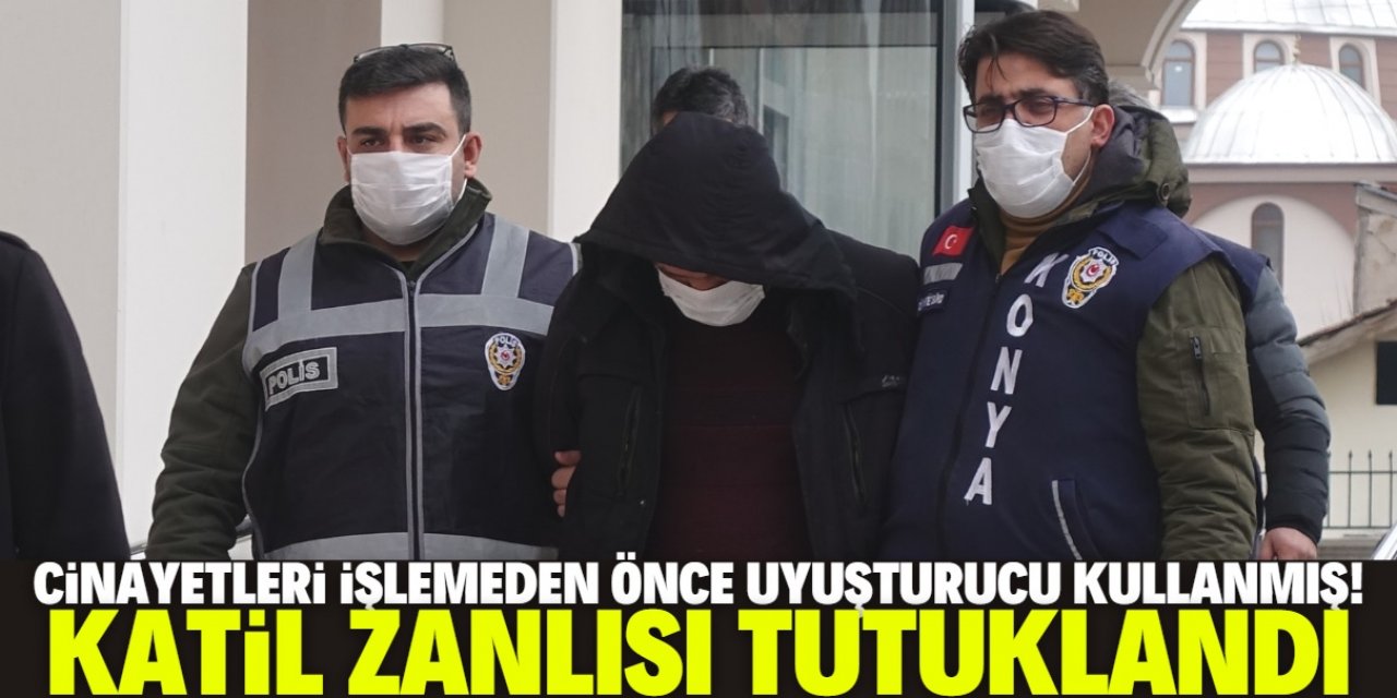 Konya'da pompalı tüfekle kayınpederi ve bacanağını öldüren zanlı tutuklandı