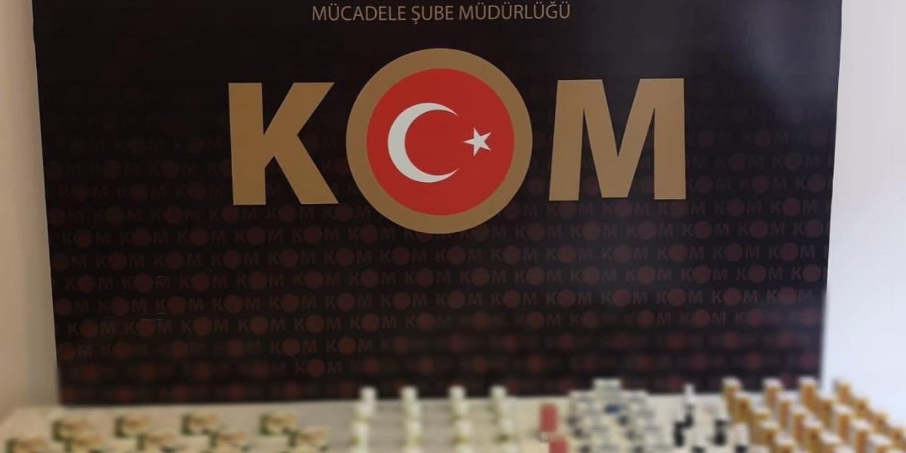 Konya'da 627 şişe kaçak ilaç ele geçirildi